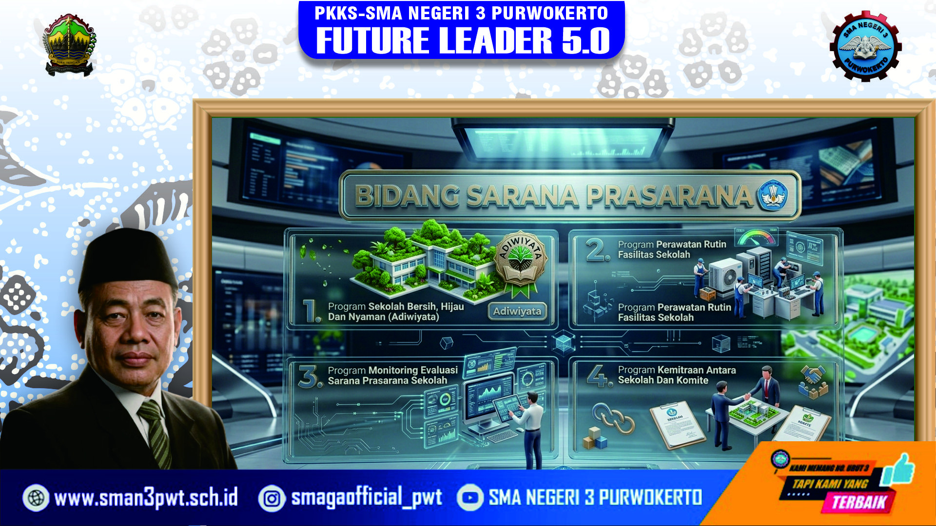 >Bidang Sarana dan Prasarana SMA Negeri 3 Purwokerto