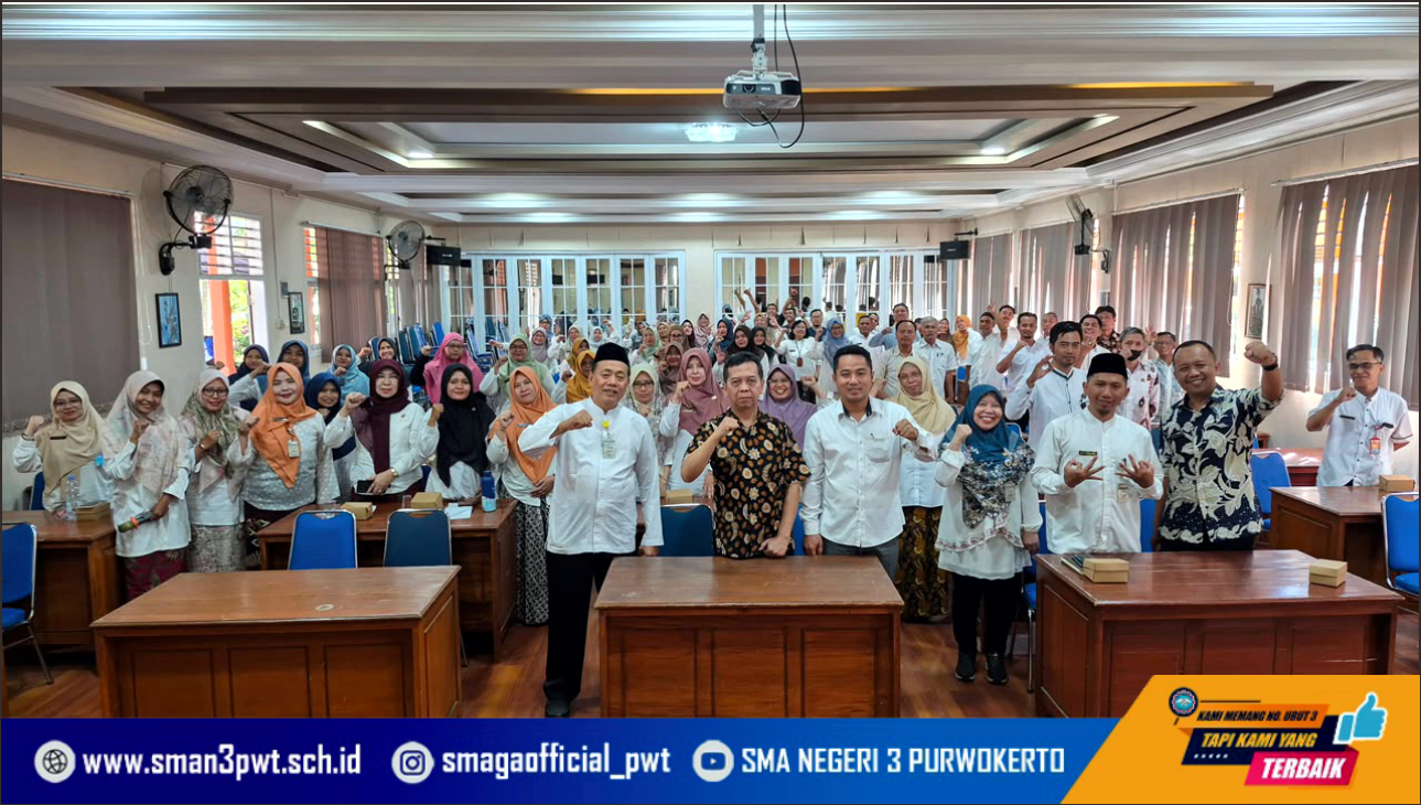 Dari Angka Menuju Makna: SMAN 3 Purwokerto Perkuat Kompetensi Guru Melalui In House Training